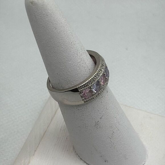 NWOT Size 9 multi stone band - Picture 2 of 4